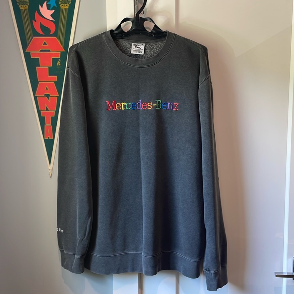 Multicolor Mercedes Benz Crew Neck Round Two X Vin Devers Autohaus